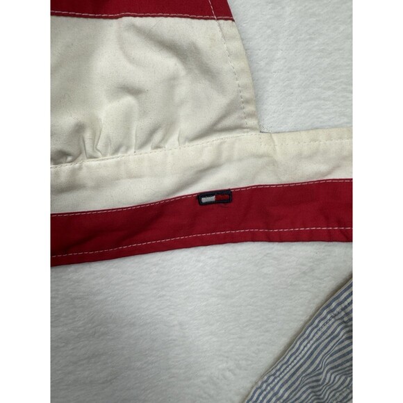 Vintage 90s Tommy Hilfiger American Flag Halter Top Women's Large Reversible NWT - Picture 3 of 14
